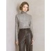 All-Over Sequin Turtleneck Long-Sleeve Top All-Over Sequin Turtleneck Long-Sleeve Top