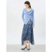 Cowl Neck Asymmetrical Knit Top