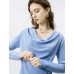 Cowl Neck Asymmetrical Knit Top