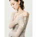 Sheer Knit Flared Sleeve Cardigan