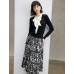 Faux Two-Piece Bow Detail Knit Top Faux Two-Piece Bow Detail Knit Top