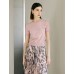 Textured Knit Round Neck Top