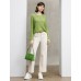 Ribbed Pattern Long Sleeve Knit Top Ribbed Pattern Long Sleeve Knit Top