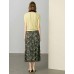 Pale Yellow Tencel Pearl Trim Knit Cardigan Pale Yellow Tencel Pearl Trim Knit Cardigan