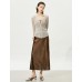 Sheer Knit Flared Sleeve Cardigan