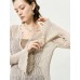 Sheer Knit Flared Sleeve Cardigan