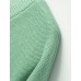 V-Neck Short Sleeve Knit Top