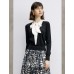 Faux Two-Piece Bow Detail Knit Top Faux Two-Piece Bow Detail Knit Top