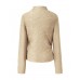 Ruched Slim Fit Mock Neck Long-Sleeve Knit Top Ruched Slim Fit Mock Neck Long-Sleeve Knit Top