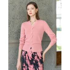 V-Neck Twisted Detail Knit Top