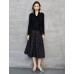 Black Draped Cowl Neck Cutout Knit Top Black Draped Cowl Neck Cutout Knit Top